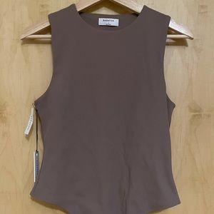 NWT Babaton contour rib thing bodysuit - Large